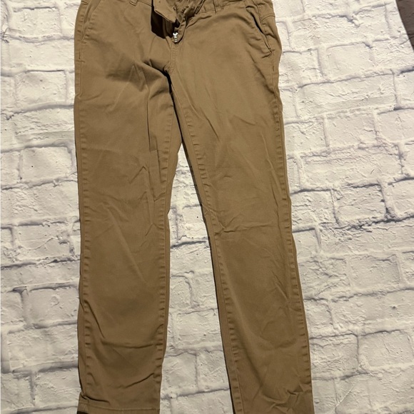 Prana Tan Floral Patterned Pants - Picture 3 of 3